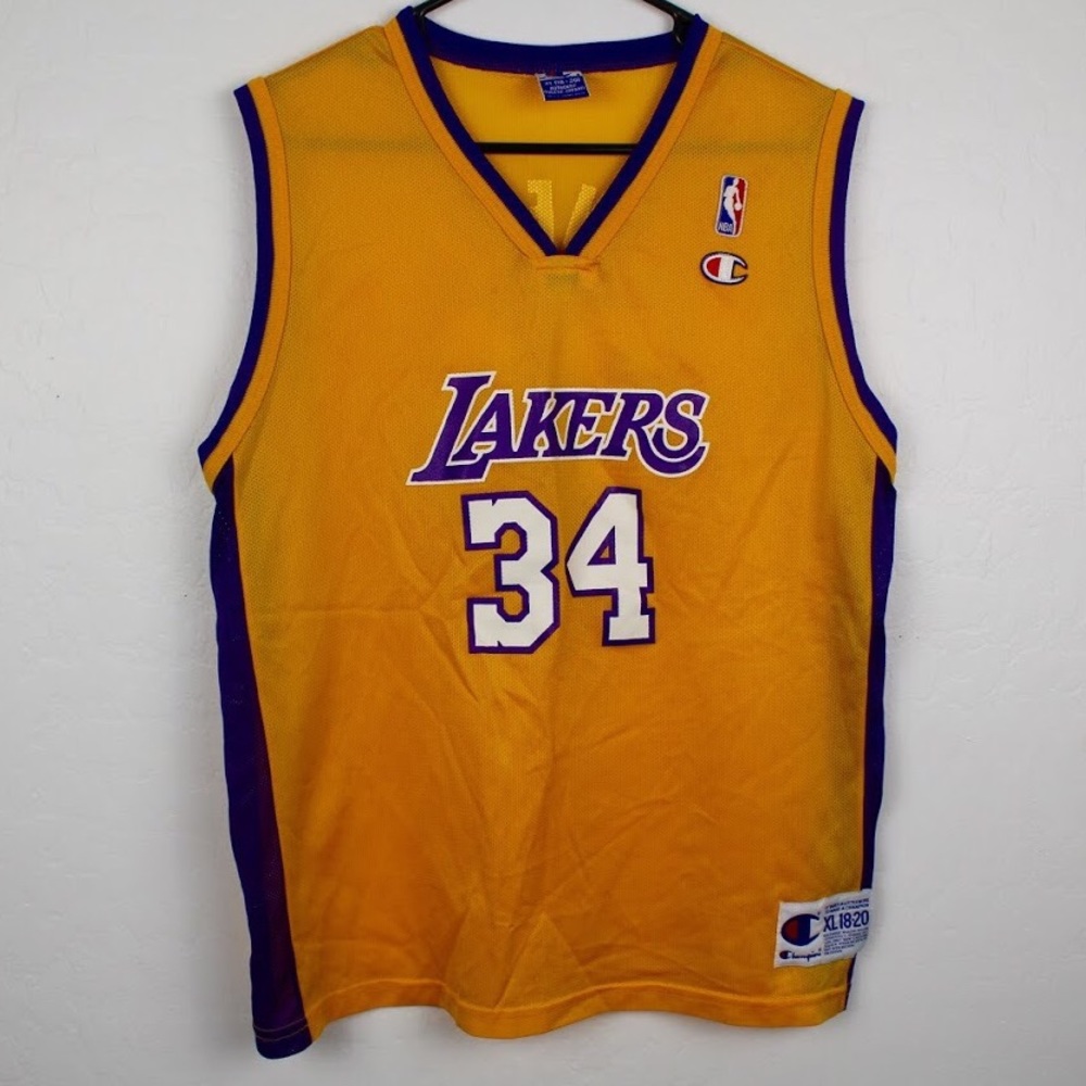 Champion L.A. Lakers Shaquille O’Neal Shaq Jersey
